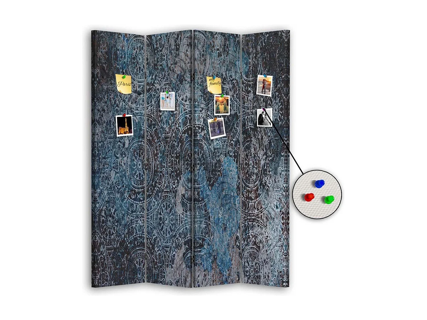 Paravento Lavagna di Sughero, Muto - 145x170