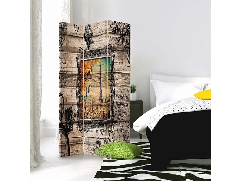 Paravento bilaterale 360, Voglia di Parigi - 110x170
