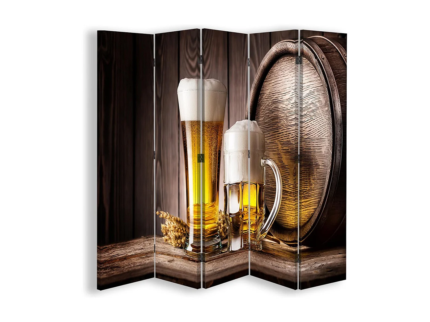 Paravento bilaterale, Birra - 180x170