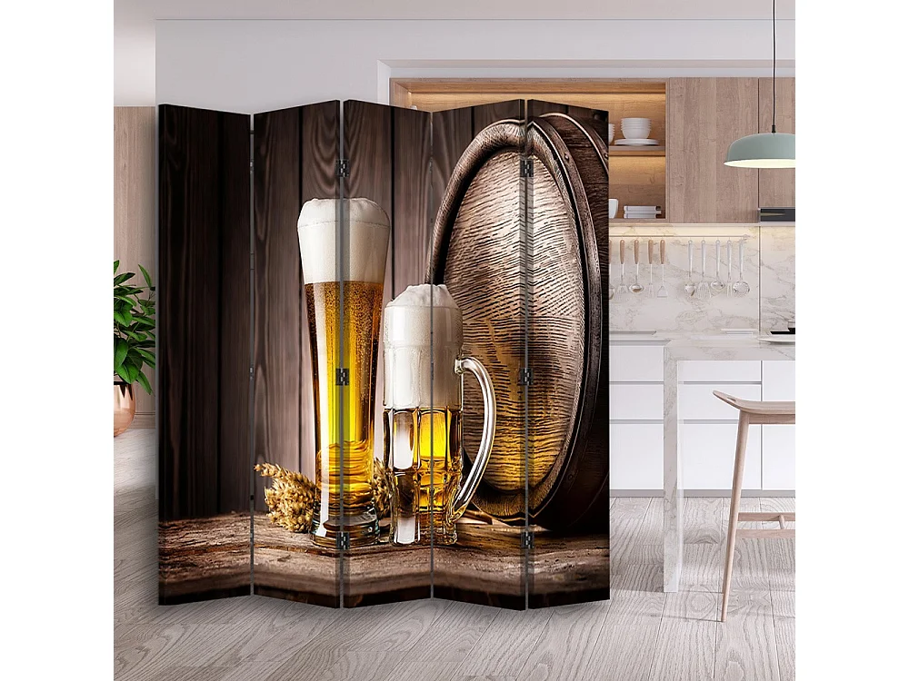 Paravento bilaterale, Birra - 180x170