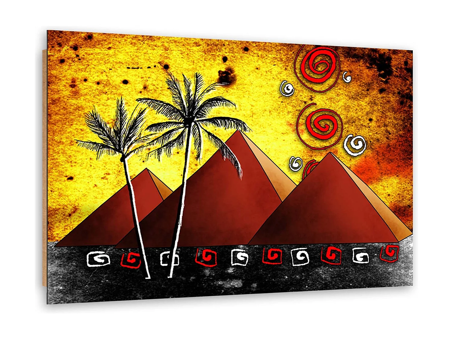 Quadro deco panel, Piramidi egizie - 60x40