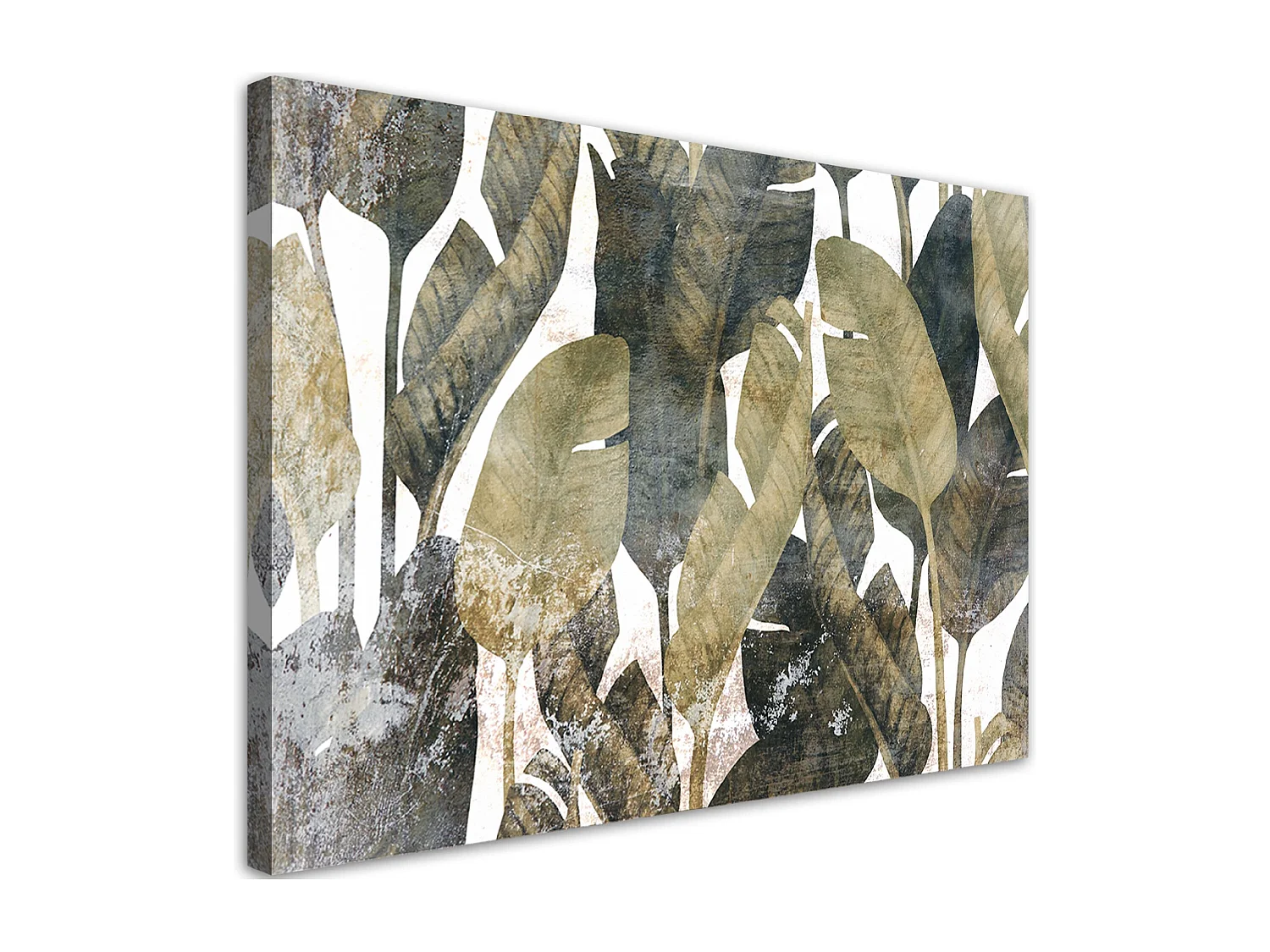 Quadro su tela, Foglie di banana - 60x40