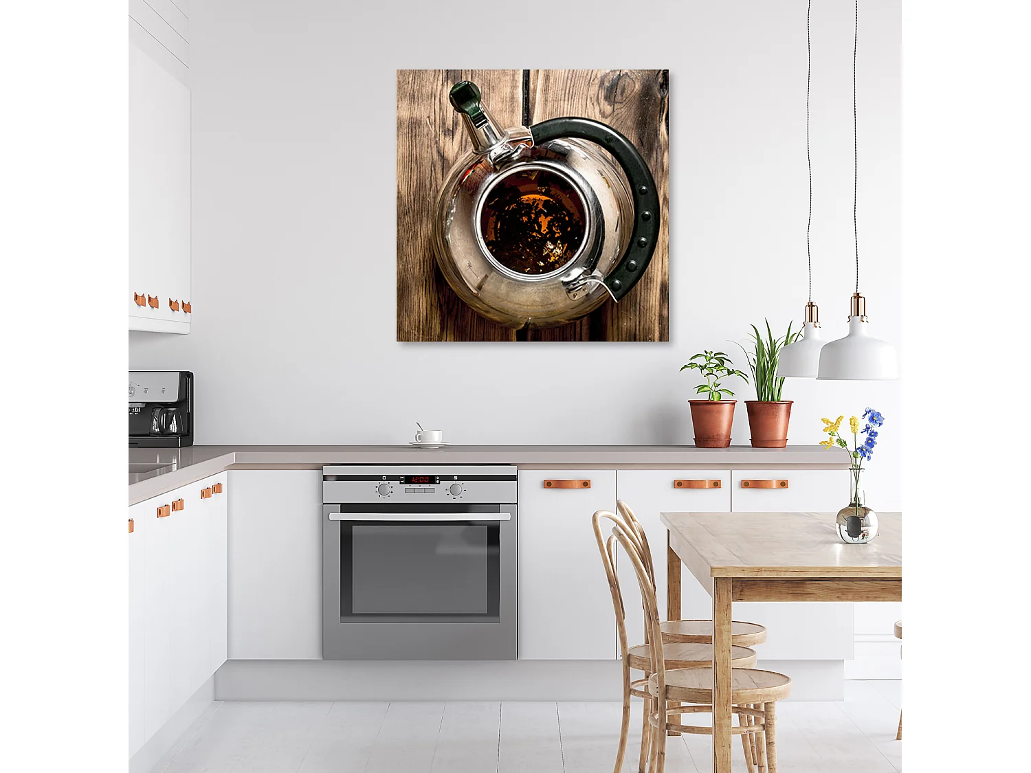 Quadro su tela, Bollitore - 40x40