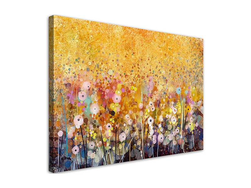 Quadro su tela, Flowers Meadow Nature - 120x80