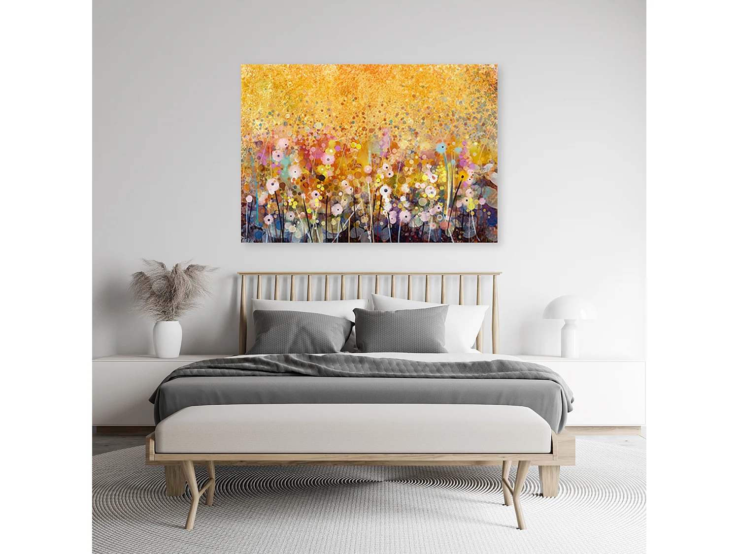 Quadro su tela, Flowers Meadow Nature - 120x80