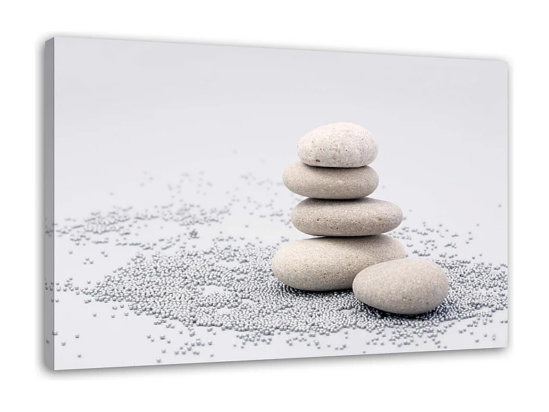 Quadro su tela, Pietre Zen Beige - 90x60