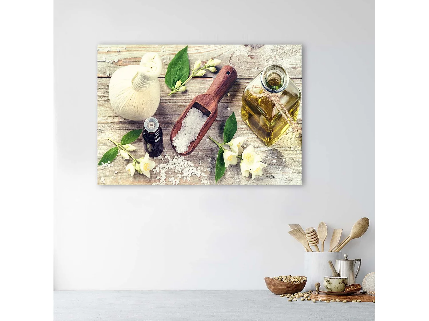 Quadro su tela, Spezie Erbe - 90x60