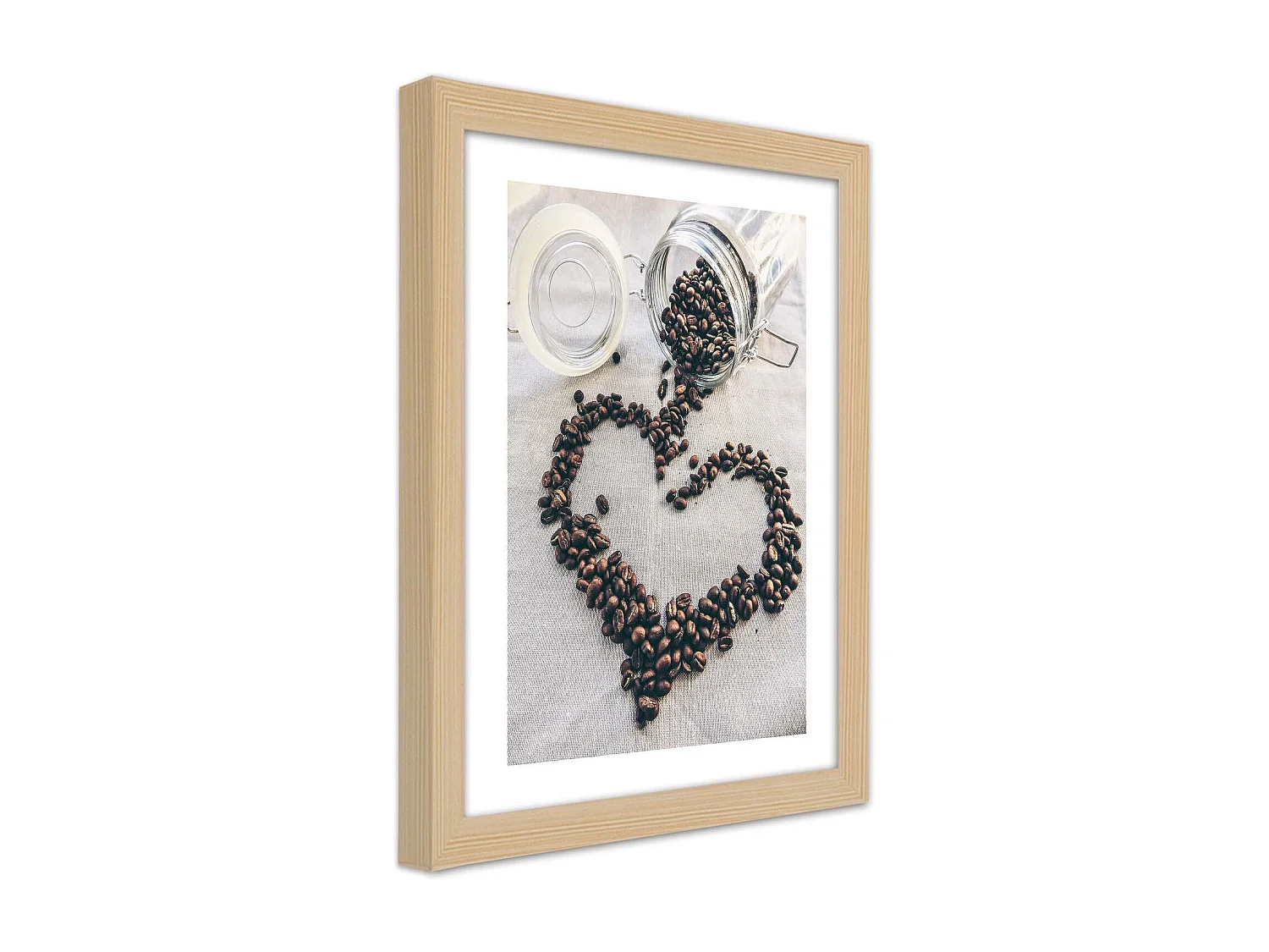 Quadro con cornice, Amore per il caffà¨ - 20x30