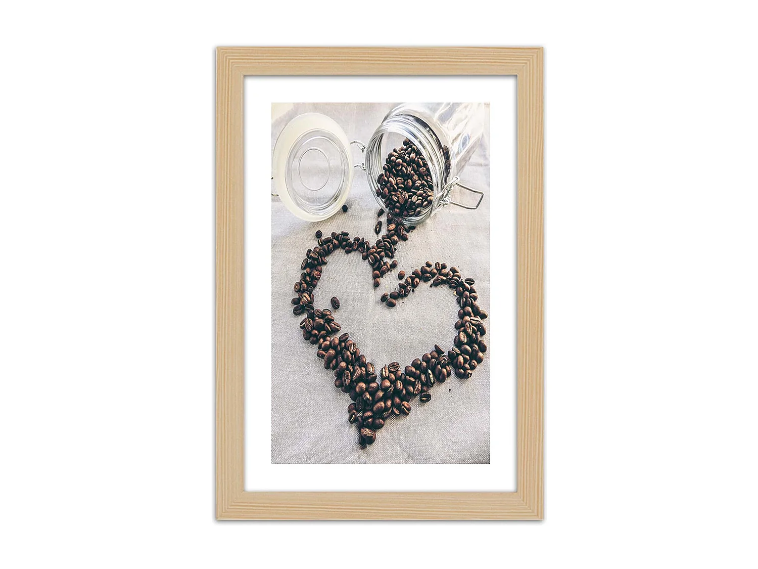 Quadro con cornice, Amore per il caffà¨ - 20x30