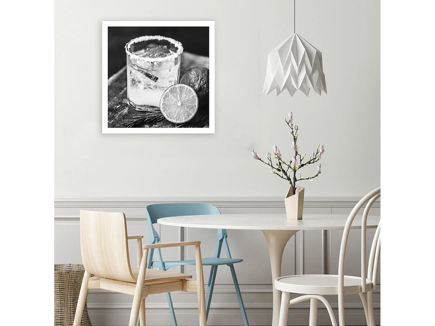 Stampa su tela, Bevete con il limone - 60x60