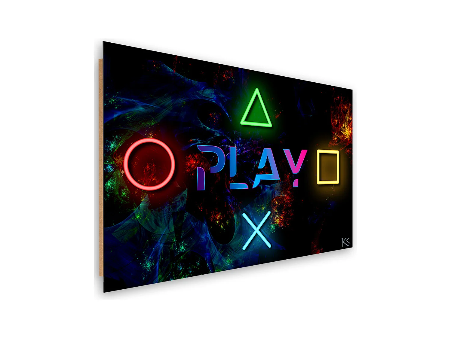 Quadro deco panel, Riproduci iscrizione e pulsanti per il controller - 120x80