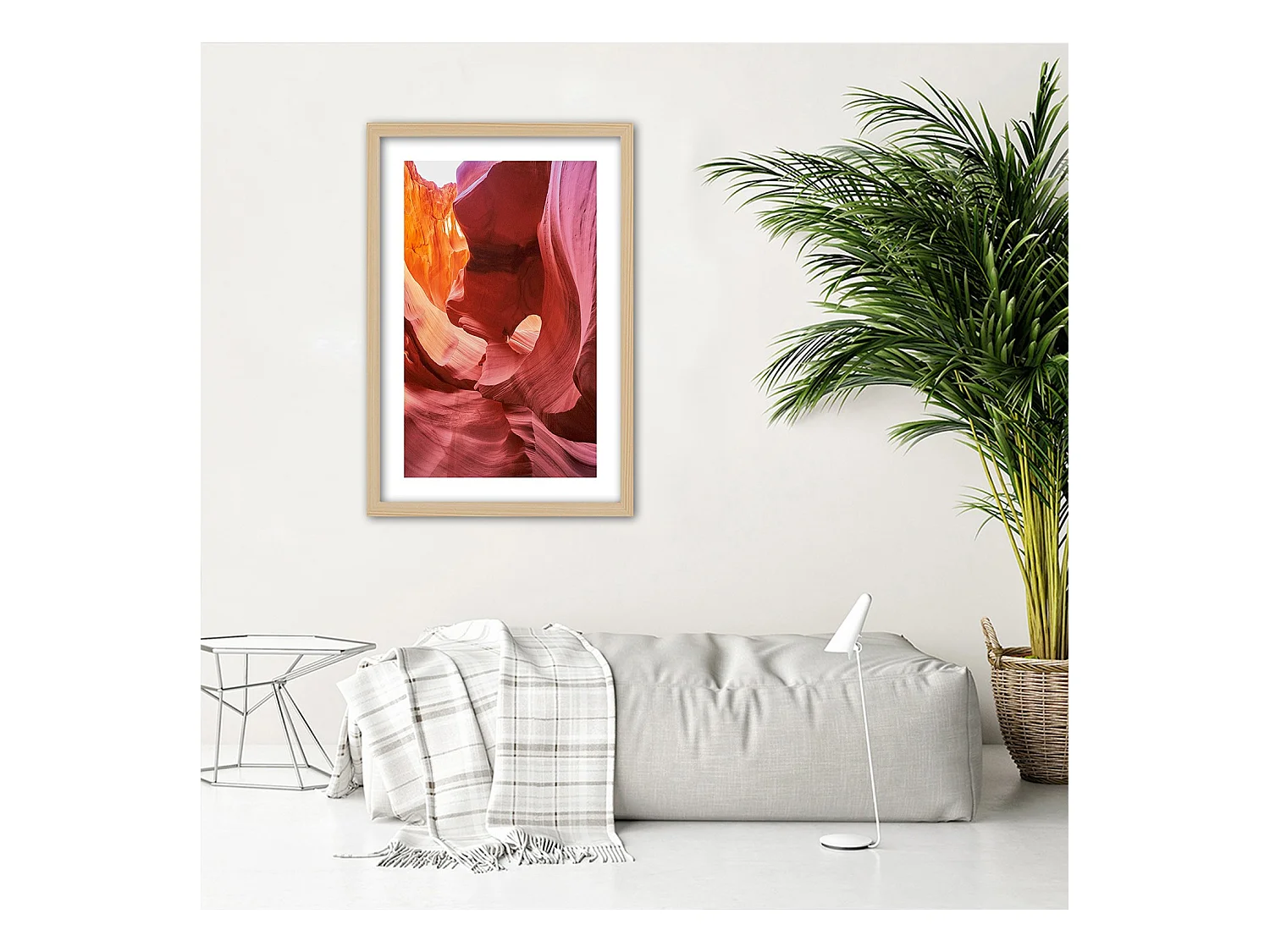 Quadro con cornice, Rocce rosse - 30x45