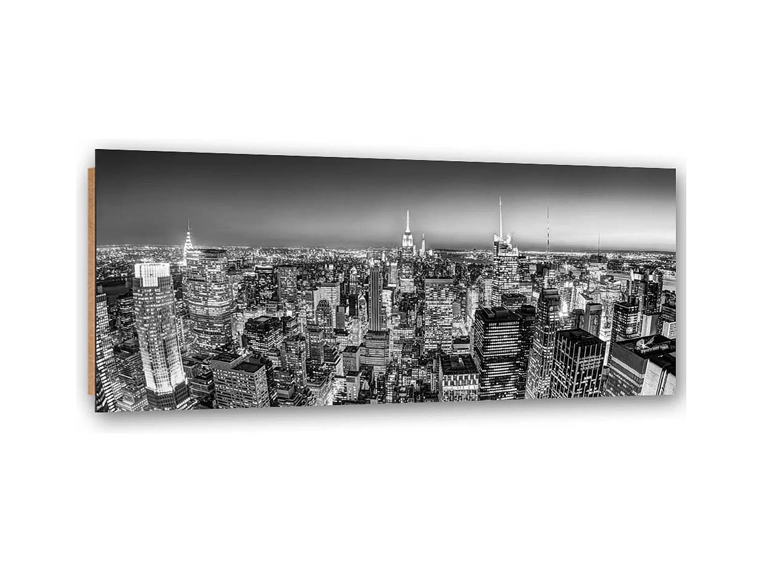 Quadro deco panel, Lo skyline di New York - 150x50