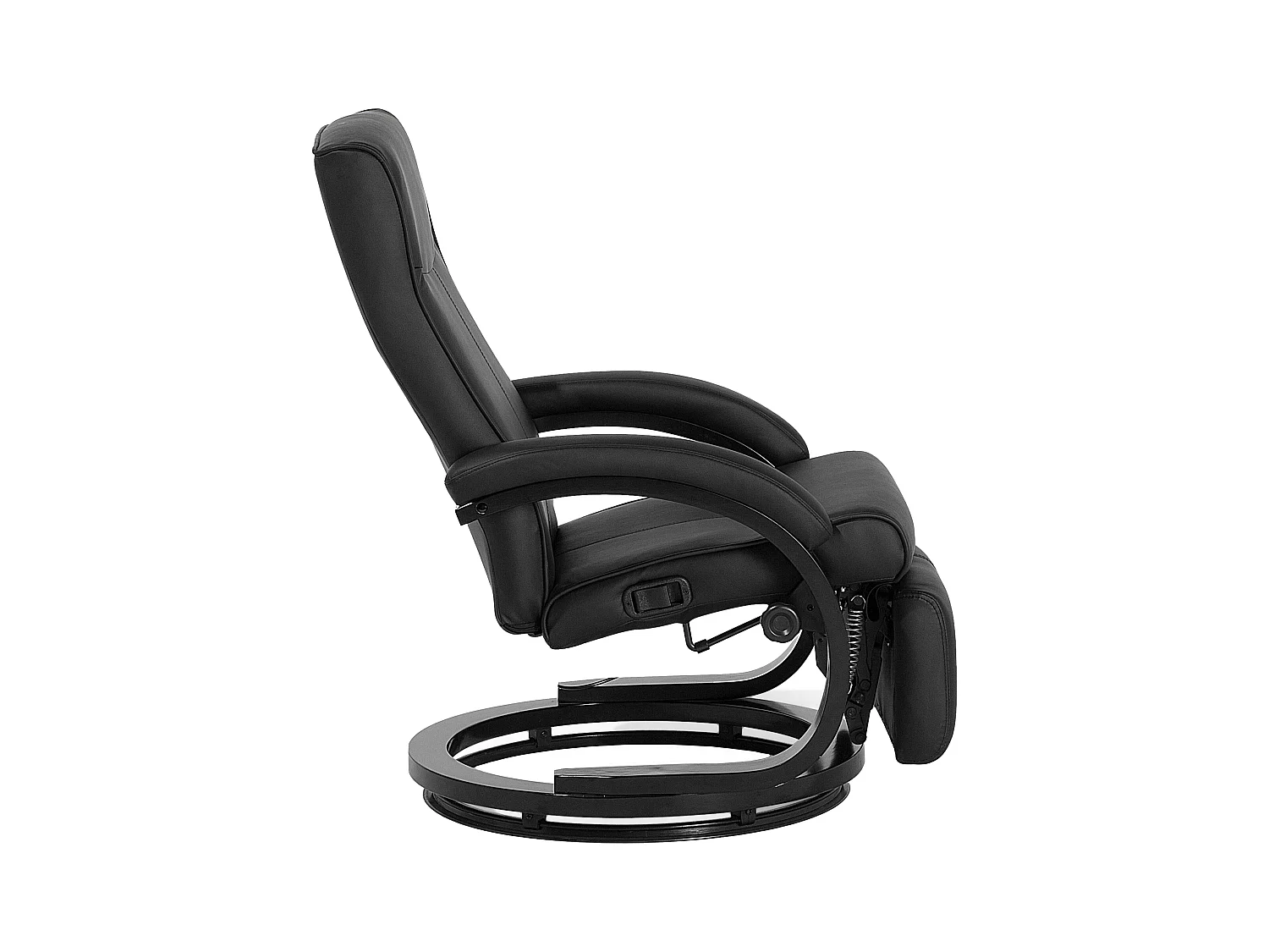 Relaxfauteuil MIGHT Kunstleer Zwart