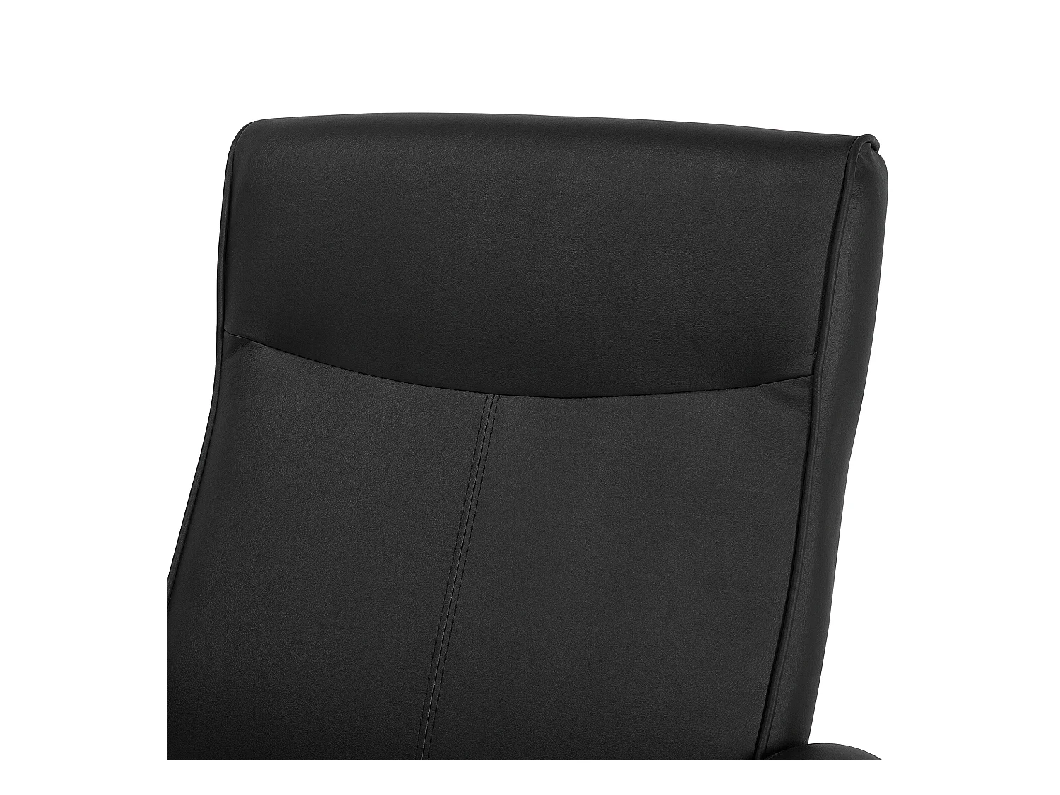 Relaxfauteuil MIGHT Kunstleer Zwart