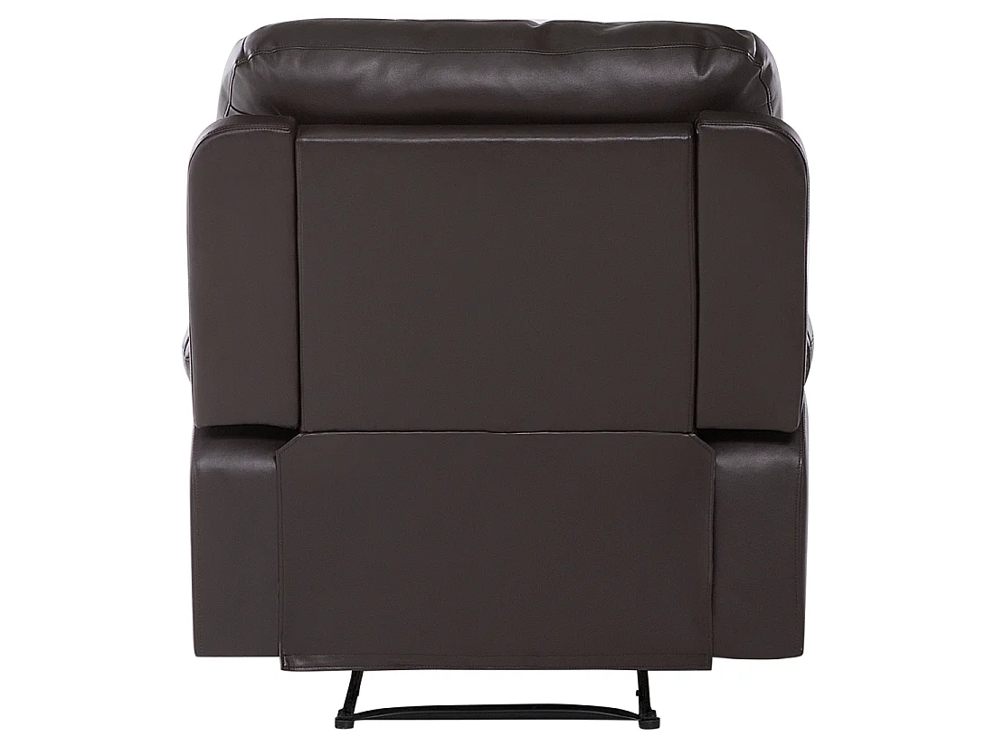 Fauteuil inclinable BERGEN Cuir PU Marron