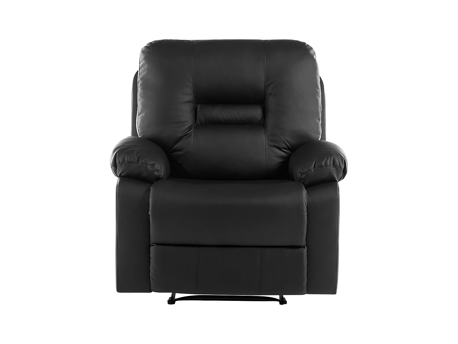 Relaxfauteuil BERGEN Kunstleer Zwart