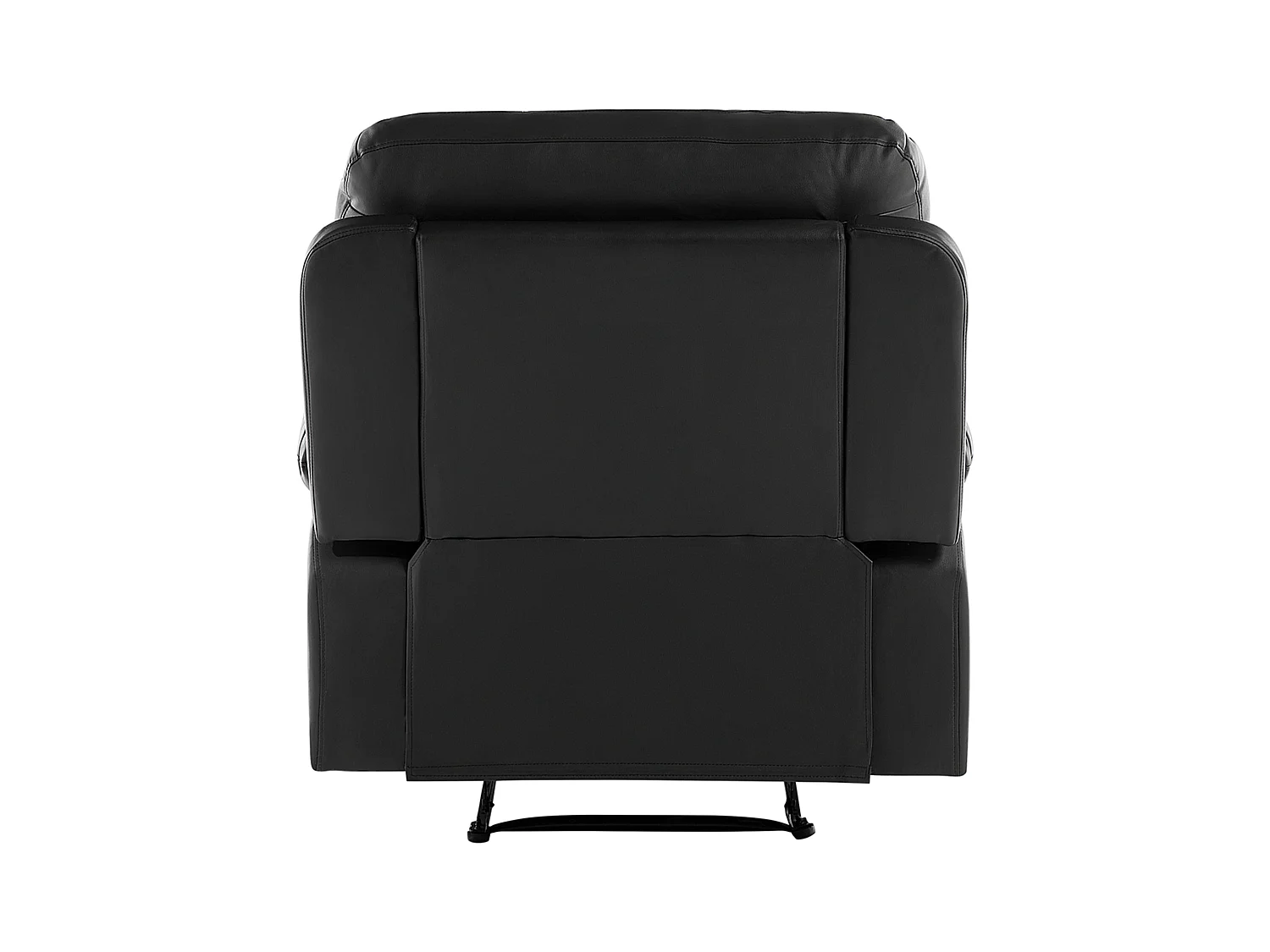 Relaxfauteuil BERGEN Kunstleer Zwart