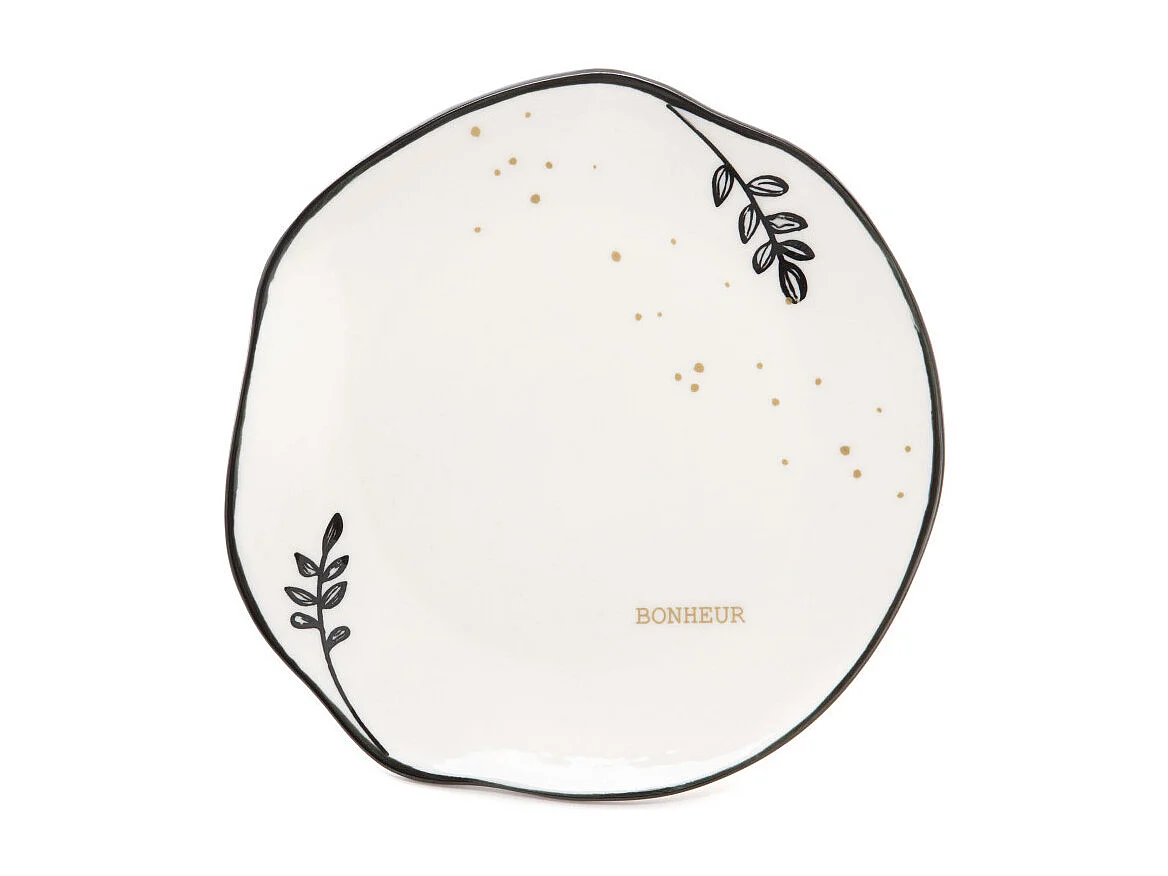 Assiette à dessert carpe diem (lot de 6)