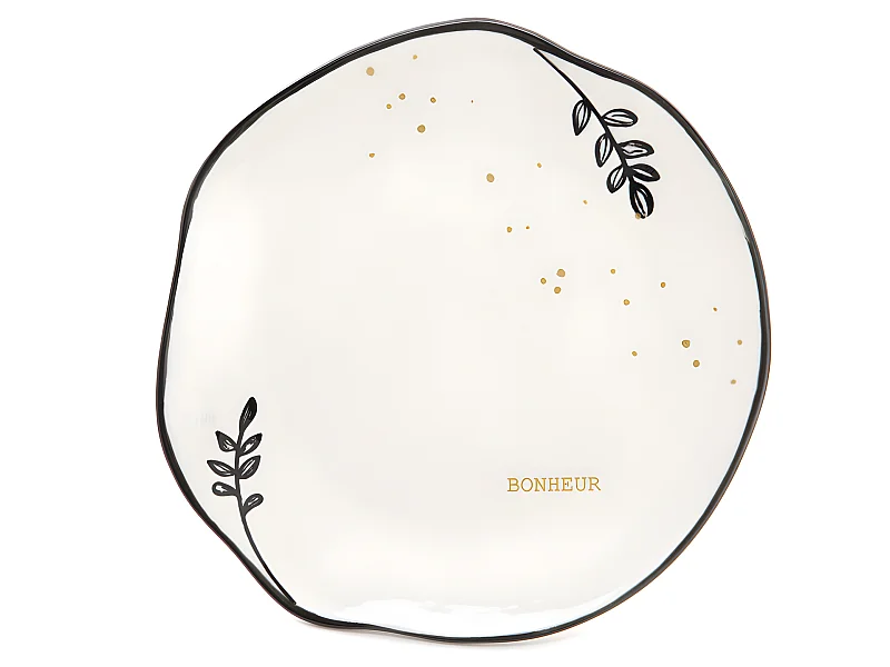 Assiette à dessert carpe diem (lot de 6)