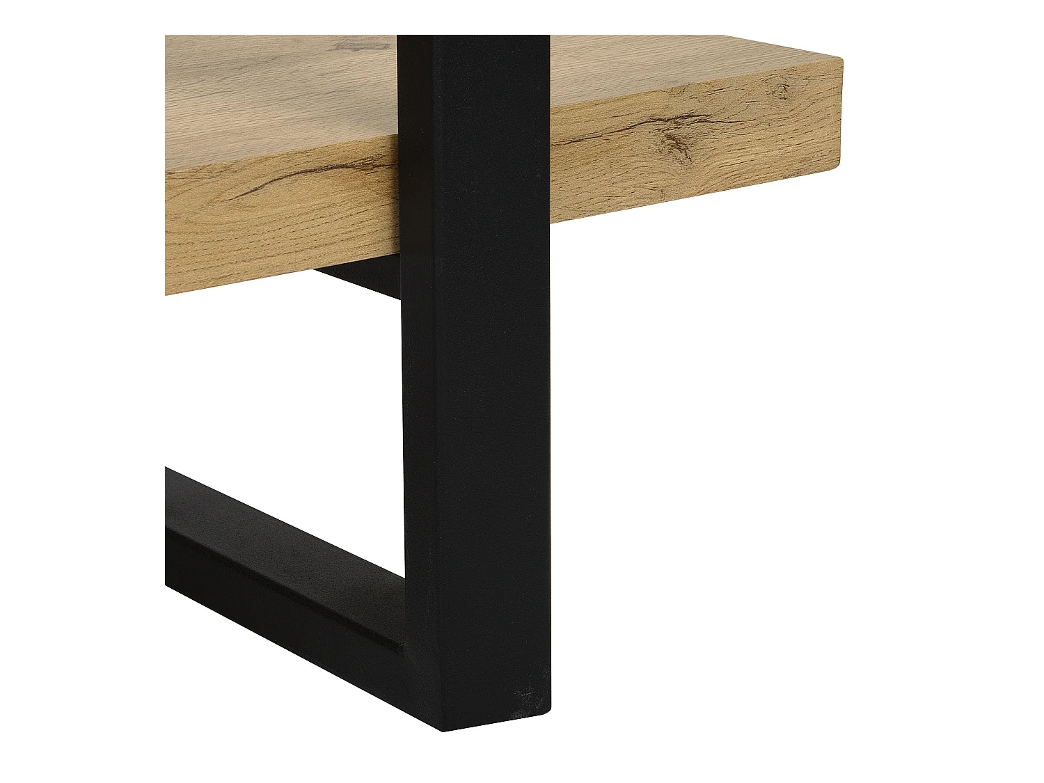 Étagère à 3 niveaux TIMBER 111 cm Marron clair