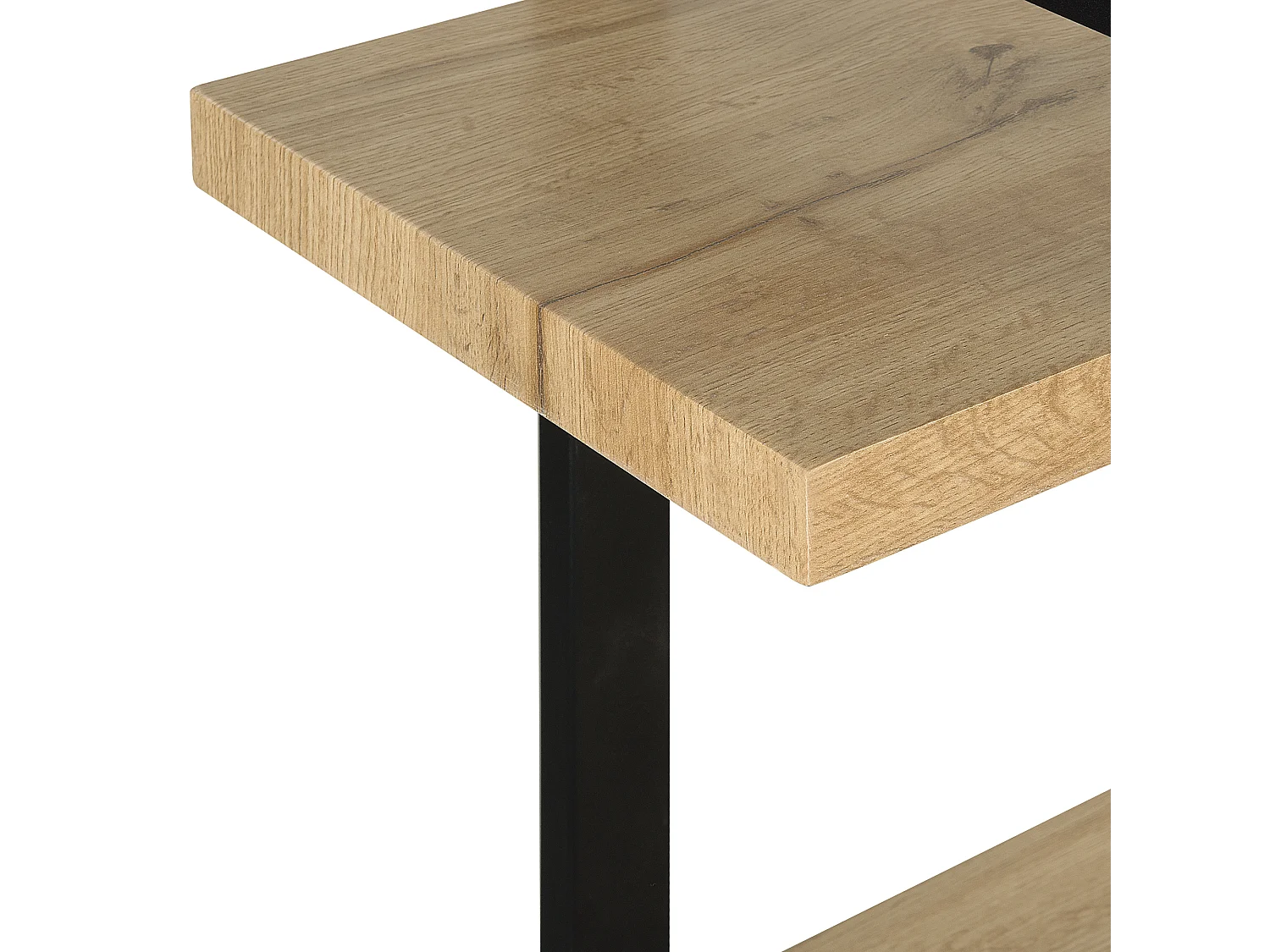 Étagère à 3 niveaux TIMBER 111 cm Marron clair