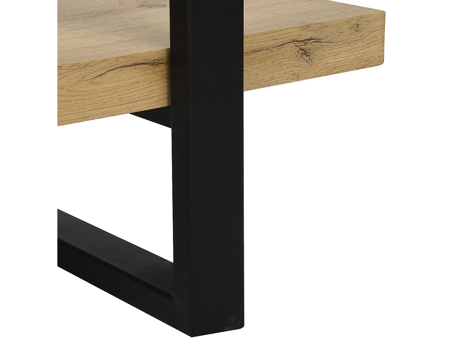 Étagère à 3 niveaux TIMBER 111 cm Marron clair