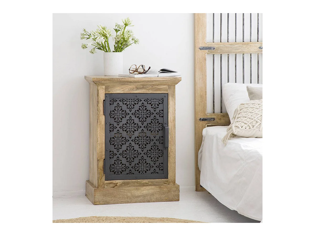 Chevet en bois de manguier Sahara