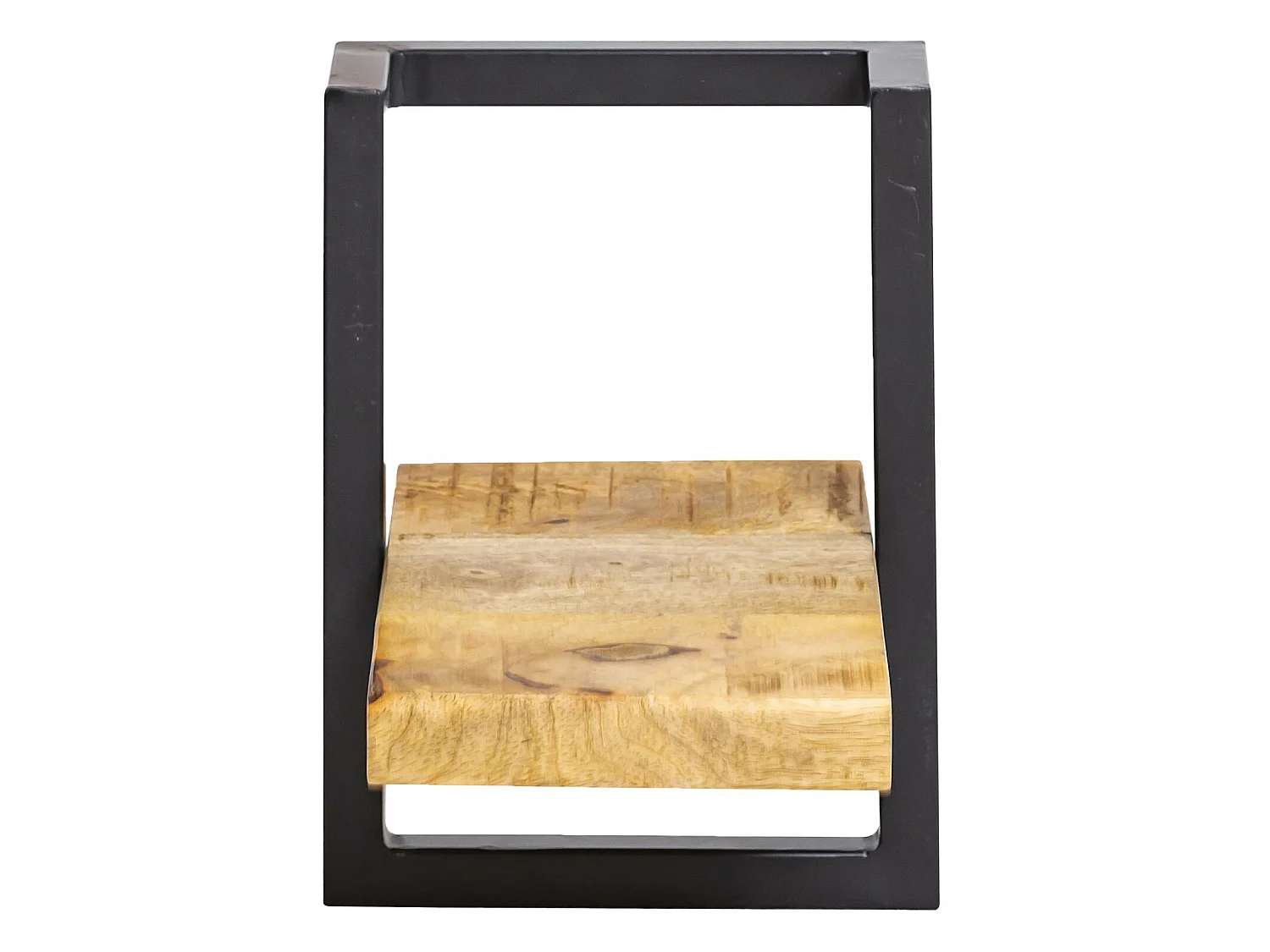 Estante de pared de madera de mango Joie, estilo industrial, modelo pequeño