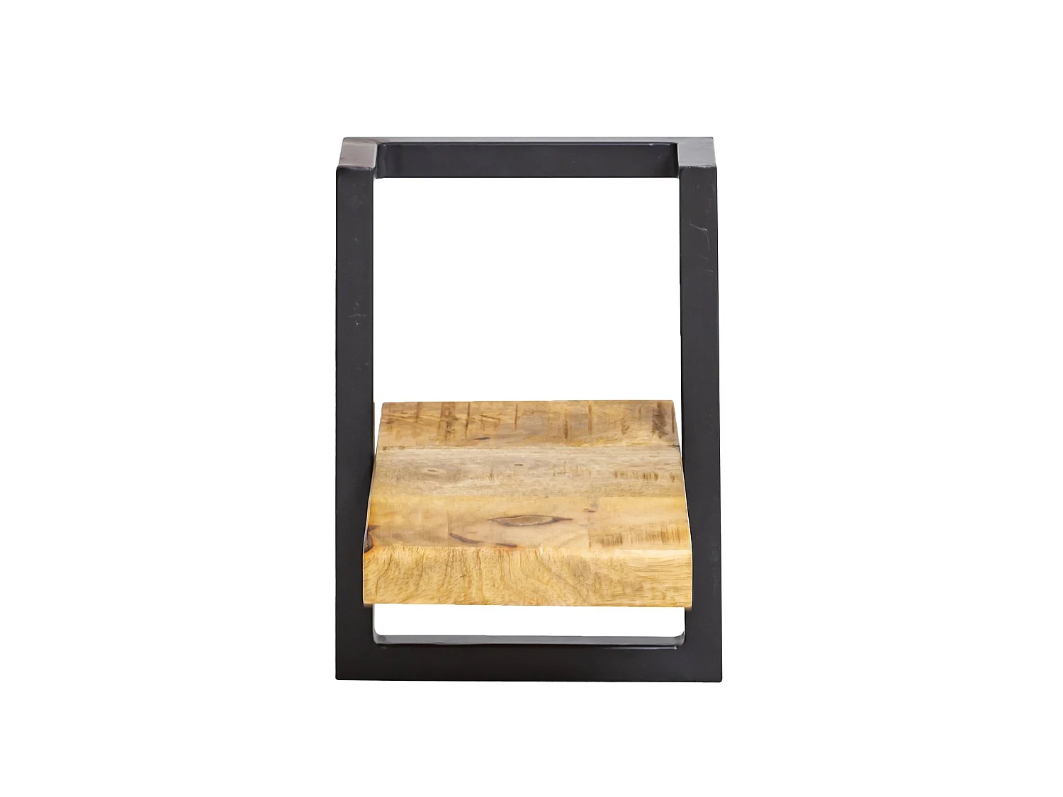 Estante de pared de madera de mango Joie, estilo industrial, modelo pequeño