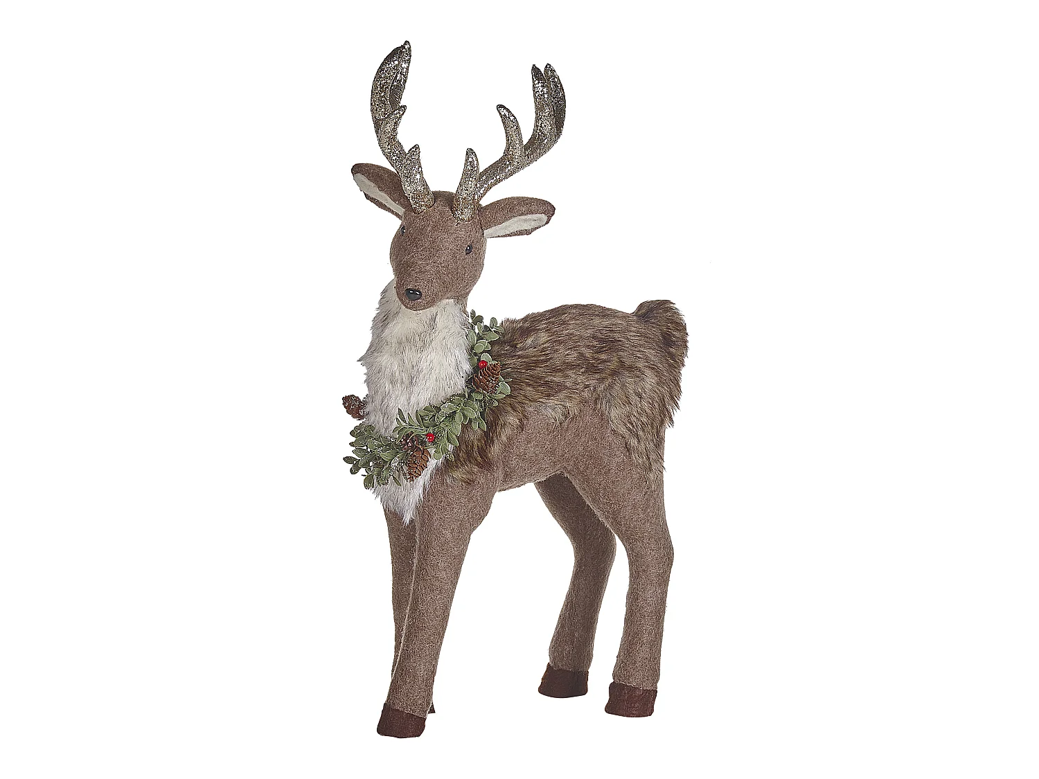 Decoratief beeld rendier 70 cm bruin TAPIO