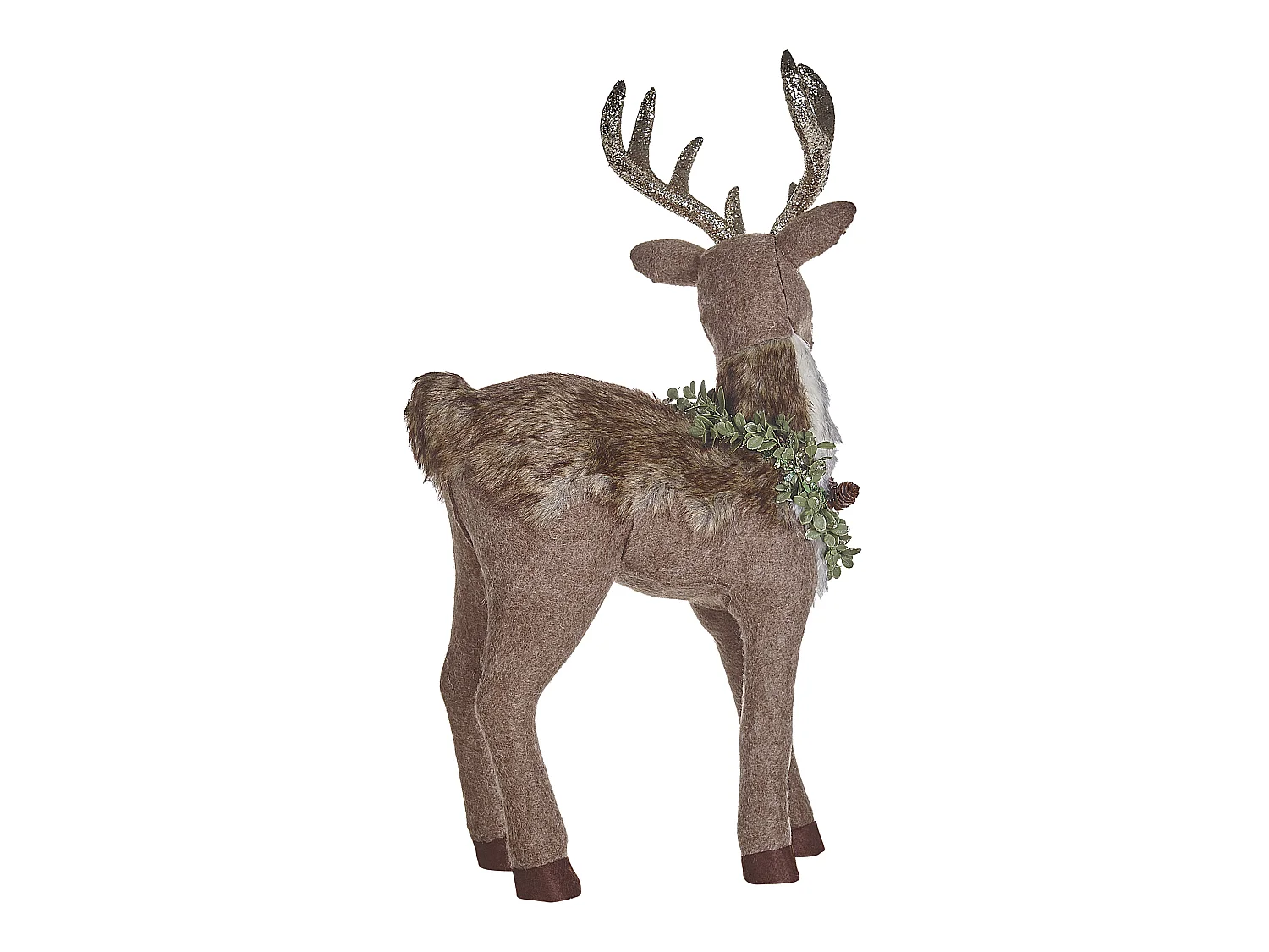 Decoratief beeld rendier 70 cm bruin TAPIO