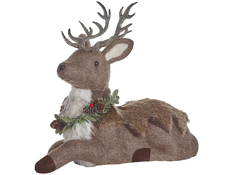 Accessoire Décoratif TAPIO Renne 38 cm Marron