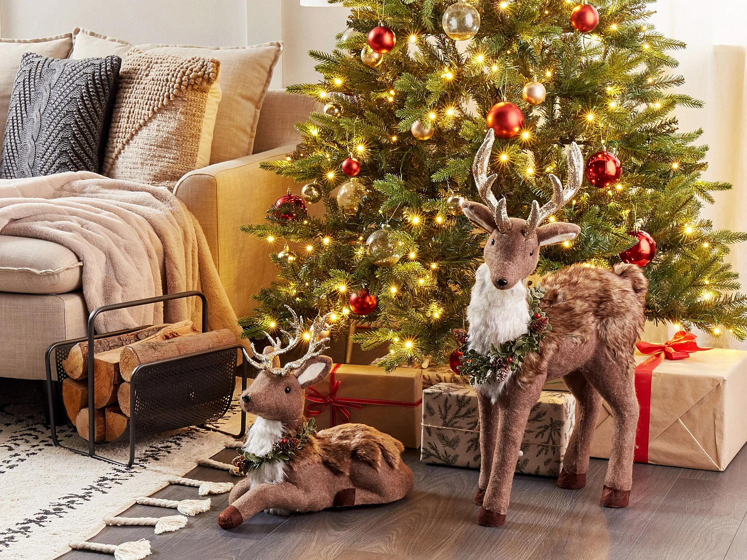 Accessoire Décoratif TAPIO Renne 38 cm Marron