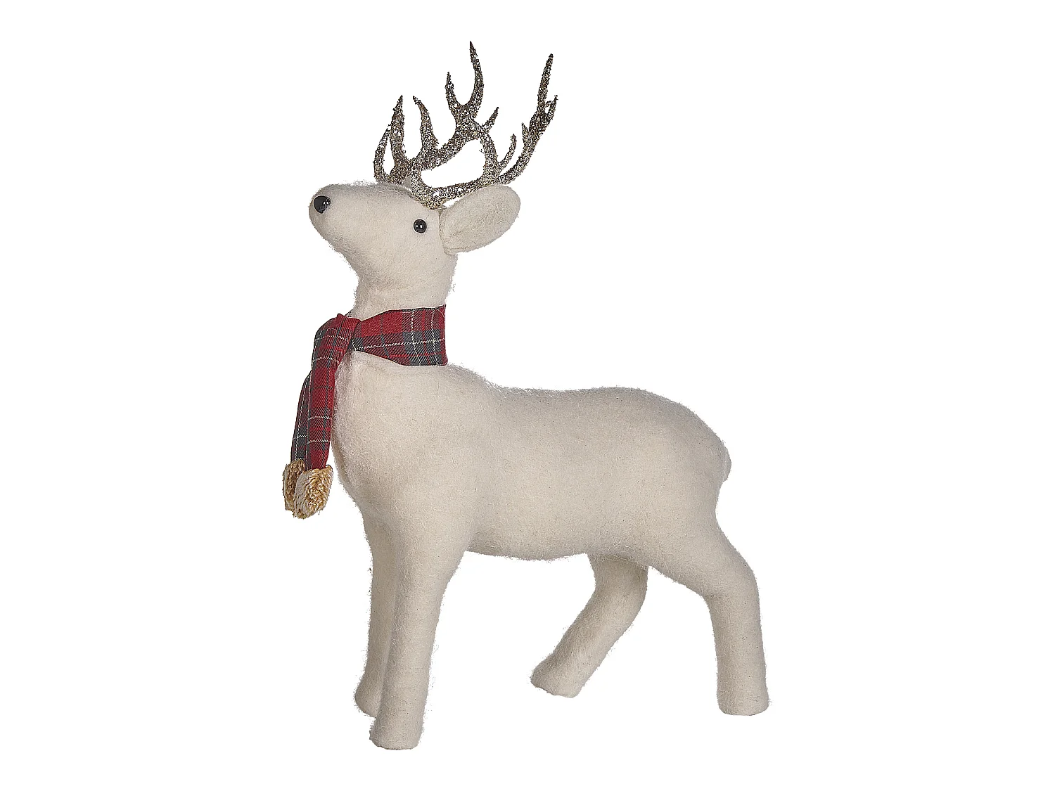 Accessoire Décoratif MUSTOLA Renne 48 cm Blanc