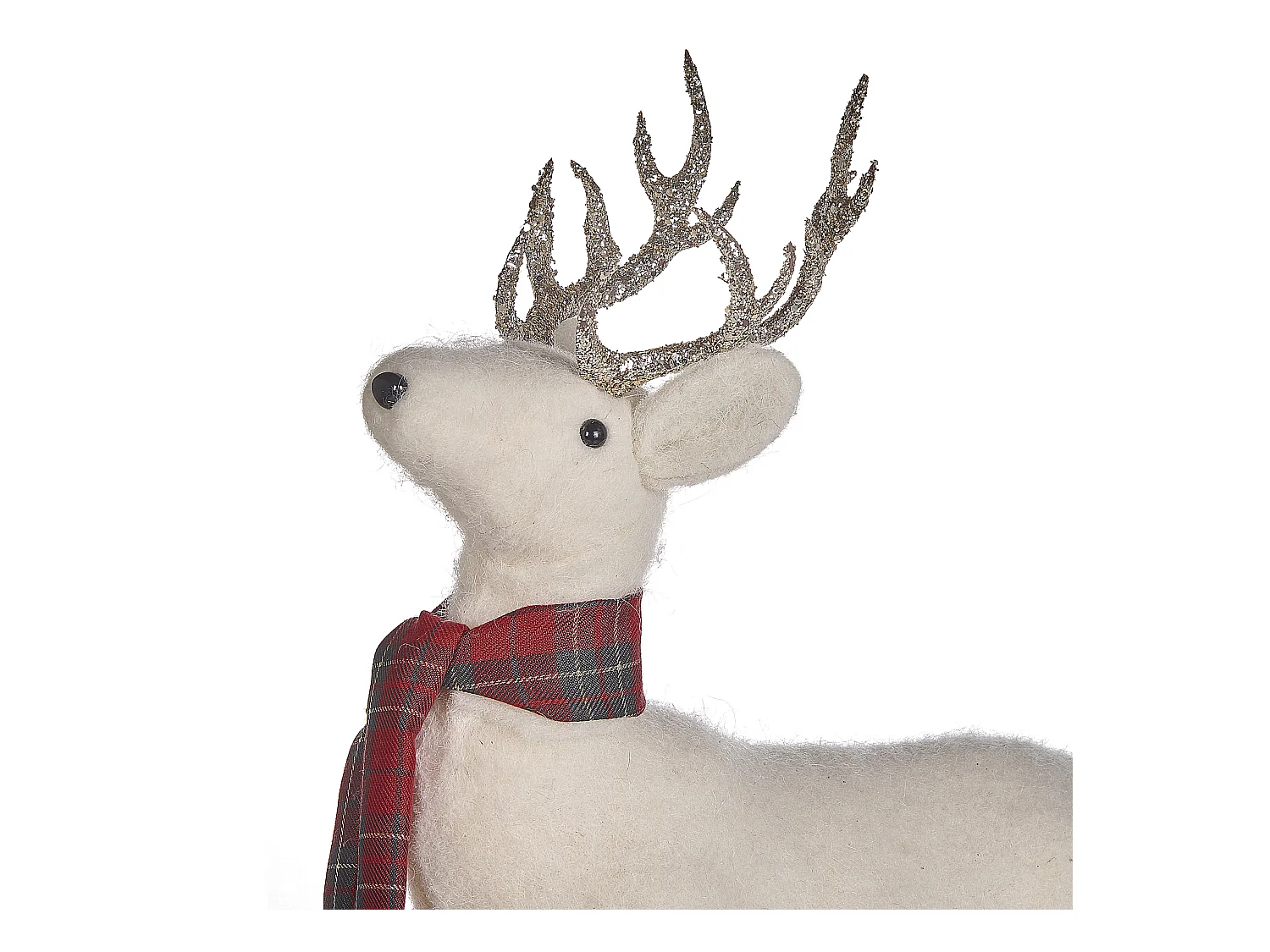 Accessoire Décoratif MUSTOLA Renne 48 cm Blanc