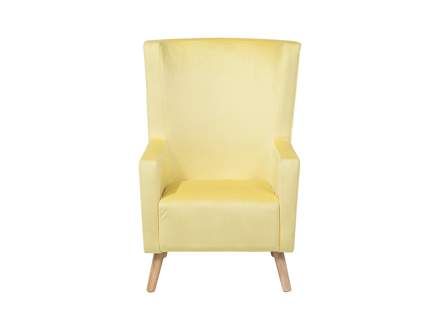 Sillón orejero ONEIDA Terciopelo Amarillo