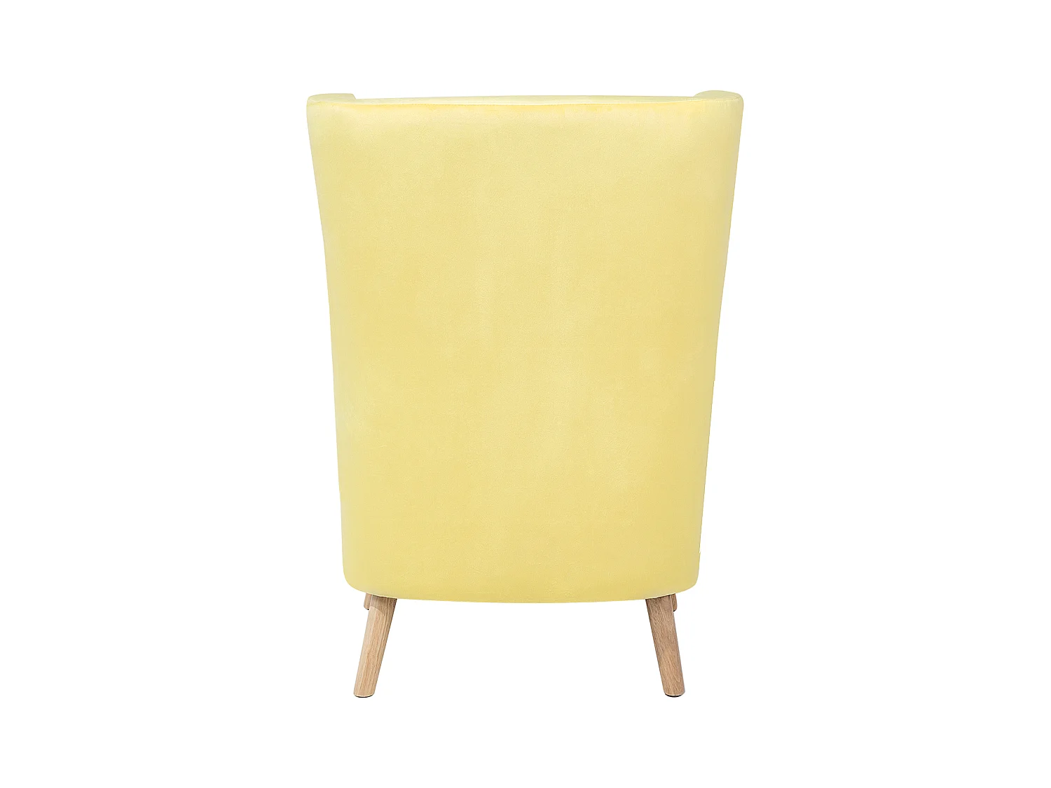 Sillón orejero ONEIDA Terciopelo Amarillo