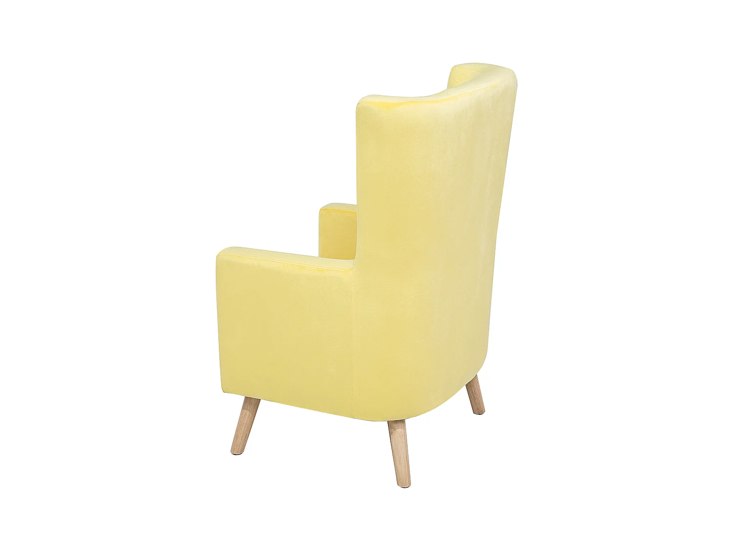 Sillón orejero ONEIDA Terciopelo Amarillo