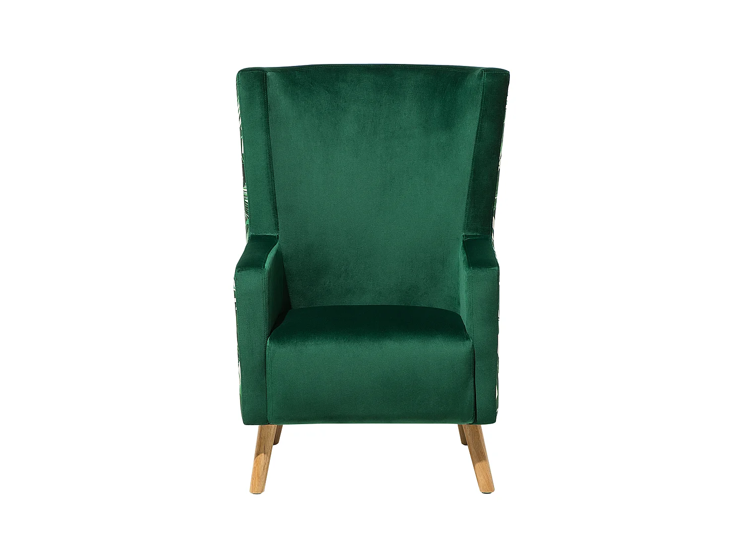 Poltrona com braços ONEIDA Veludo Verde escuro