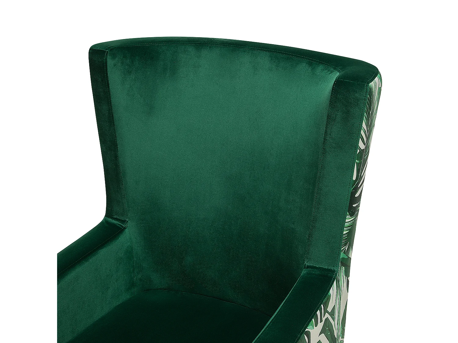 Oorfauteuil ONEIDA Fluweel Donkergroen