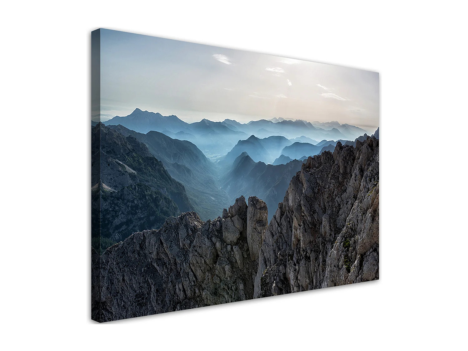 BNREDA Stampa su tela con montagne, paesaggio naturale, moderna, grande XXL, per camera da letto, soggiorno, tramonto, mare, spiaggia, senza cornice (C, 50x150cm, Senza cornice