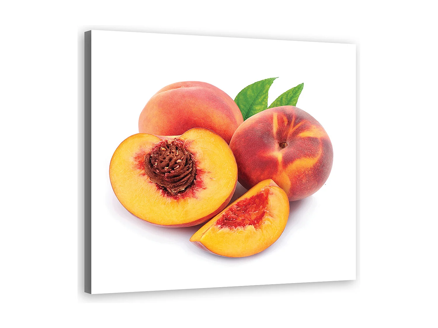 Pixxprint Stampa Su Tela 70x70 Cm Frutta E Secchio - Quadro Murale Made In Germany Con Telaio In Legno 18mm