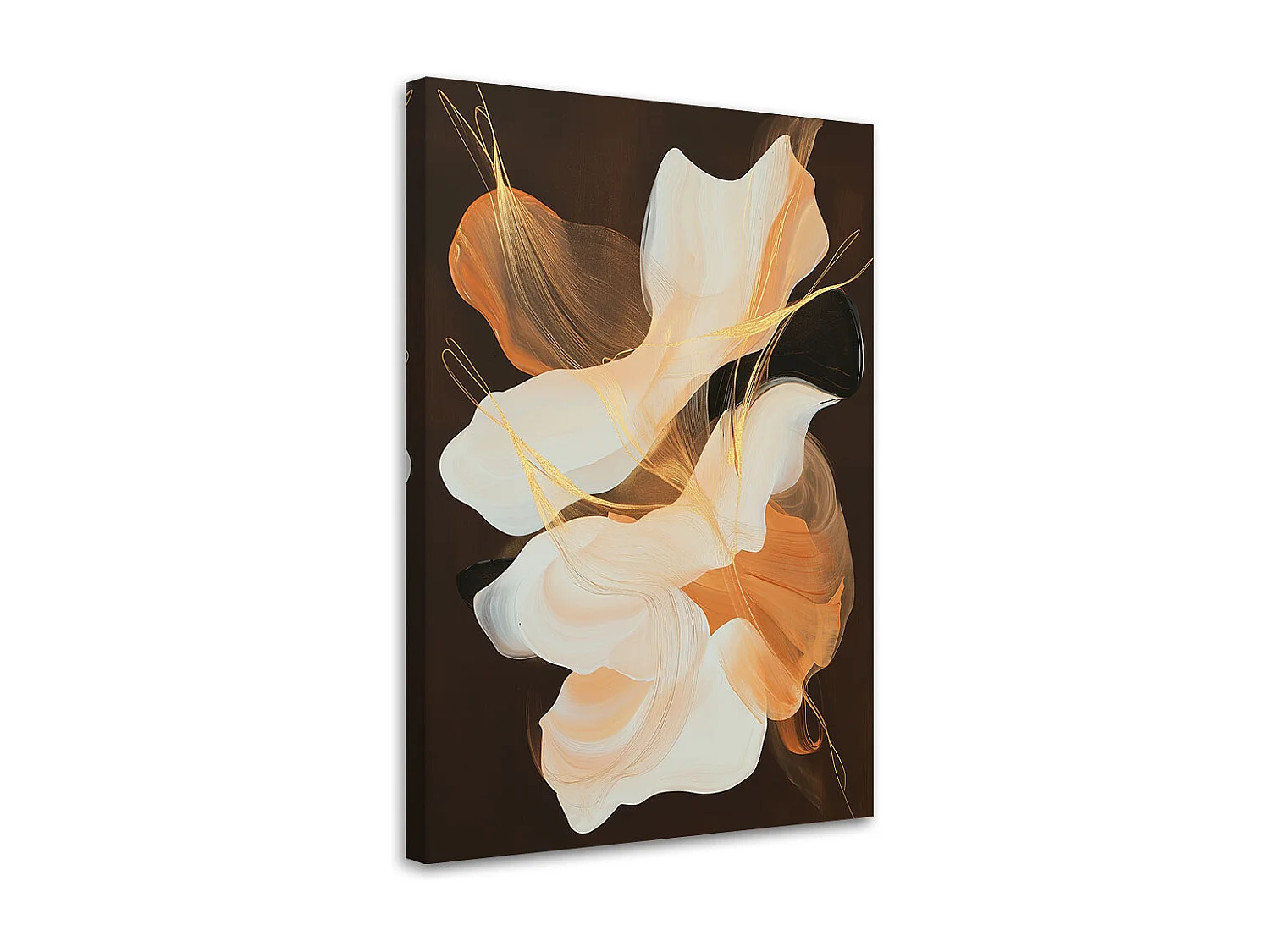 Quadro Su Tela Astratto Visario - 160x80 Cm XXL - Stampa D'Arte Moderna Su Telaio In Legno - Pronto Da Appendere (Modello 5518-SCT)