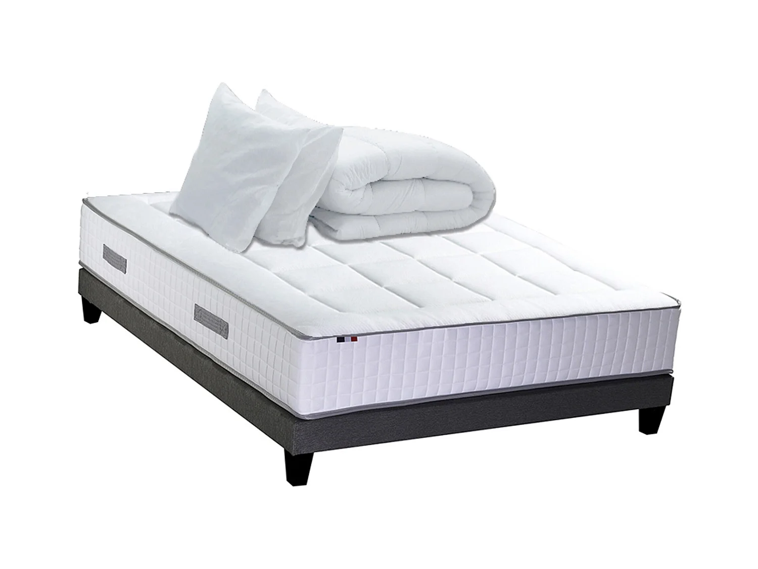 Ensemble matelas BELLAGIO et sommier, 7 zones, mémoire de forme Dimensions - 140 x 190 cm