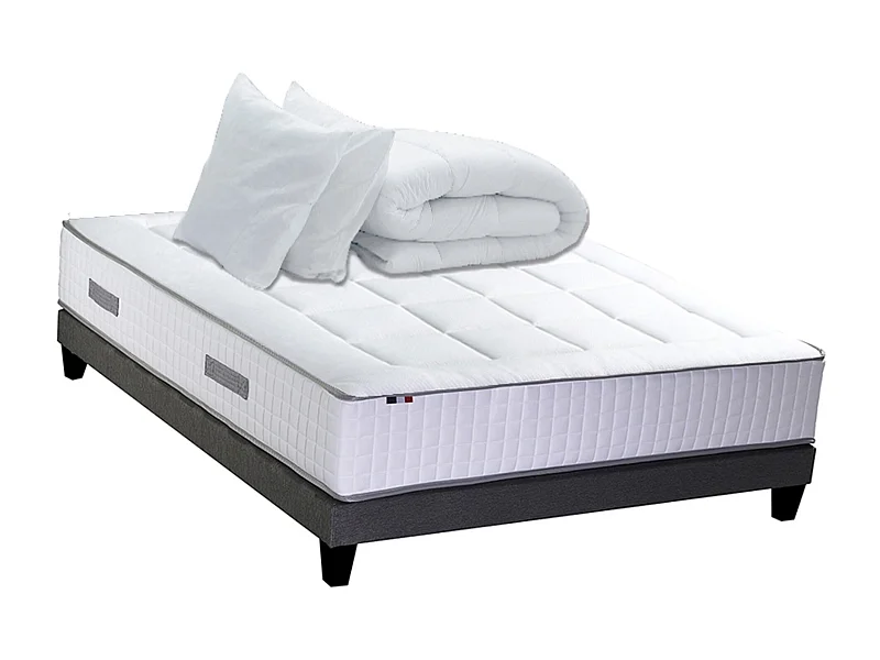 Ensemble matelas BELLAGIO et sommier, 7 zones, mémoire de forme Dimensions - 140 x 190 cm