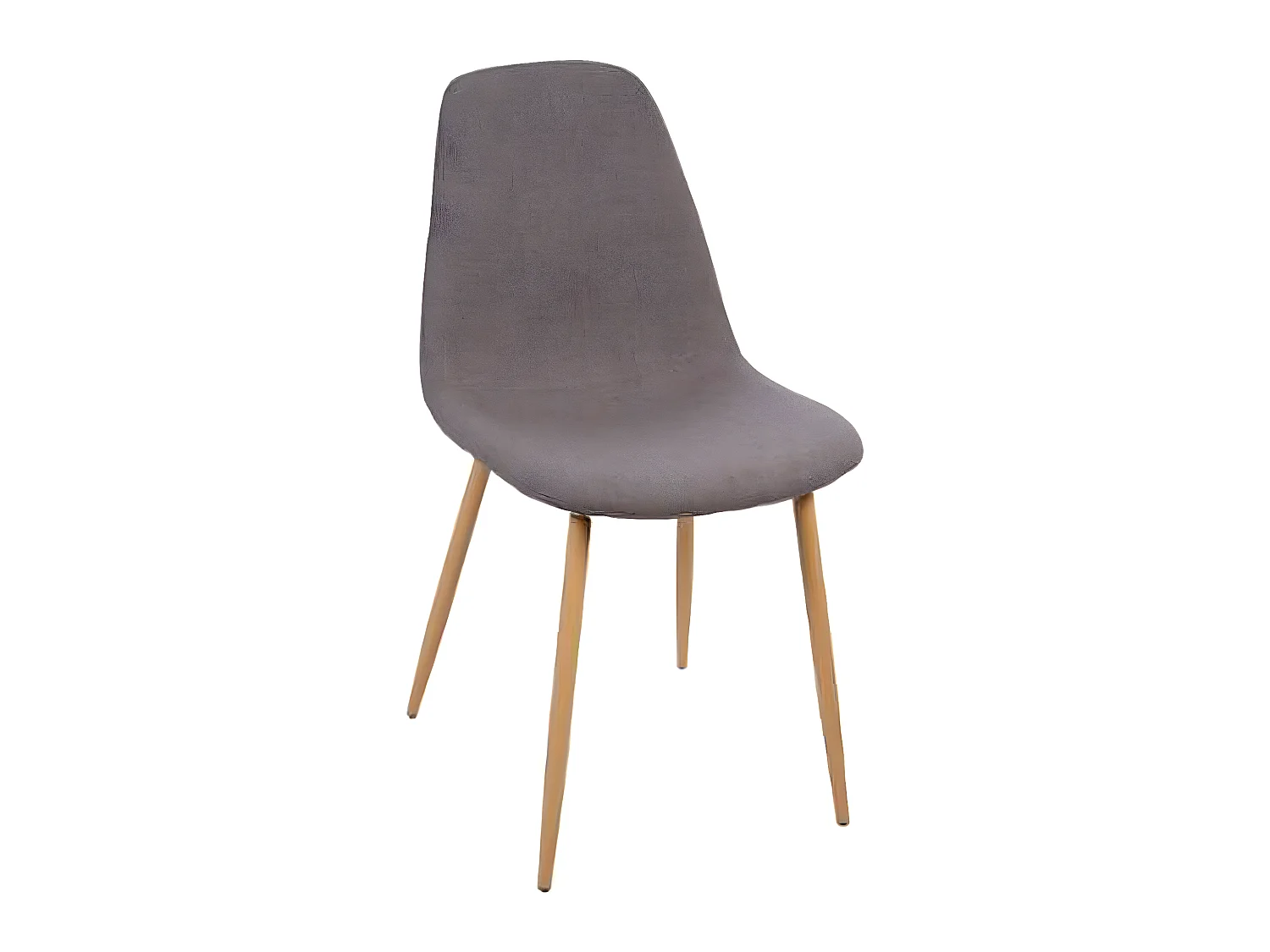 Lot de 4 Chaises en bois coloris Gris Foncé - Dim : L45 x l53 x H87 cm