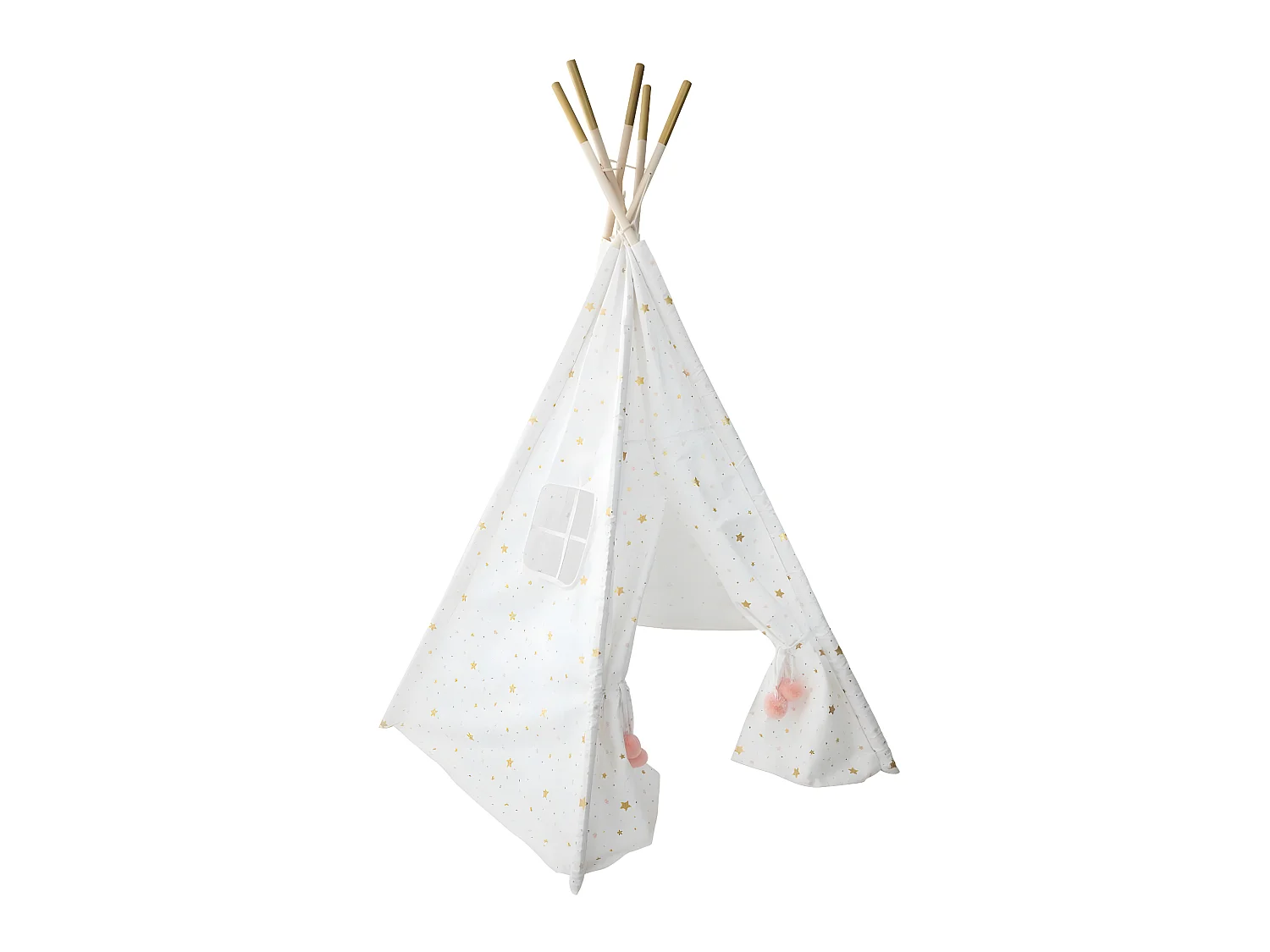 Tipi doré 5 pieds pour enfant - H160 cm