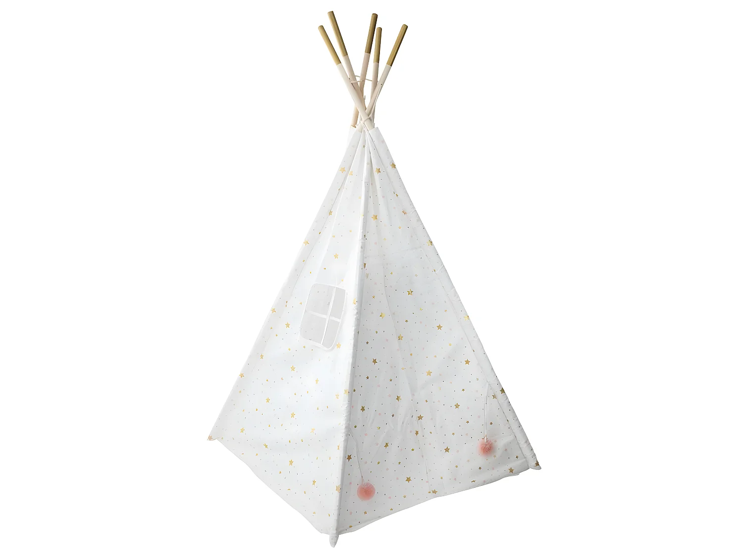 Tipi doré 5 pieds pour enfant - H160 cm