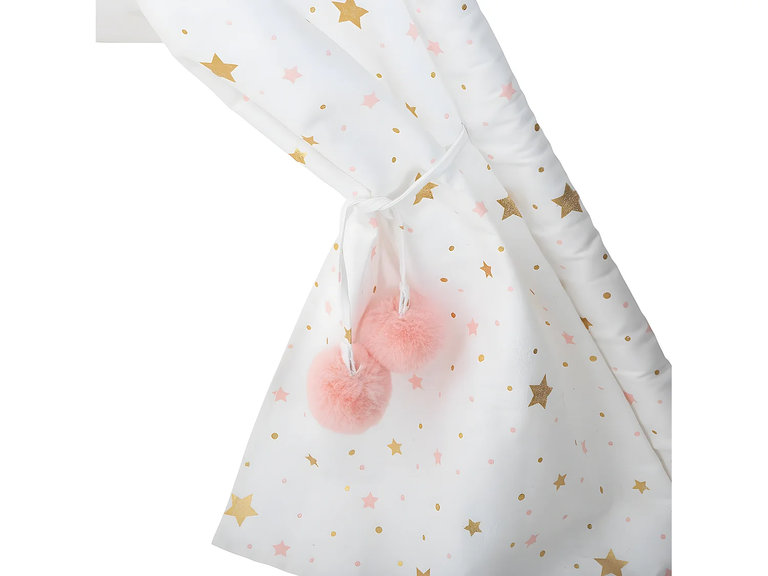 Tipi doré 5 pieds pour enfant - H160 cm